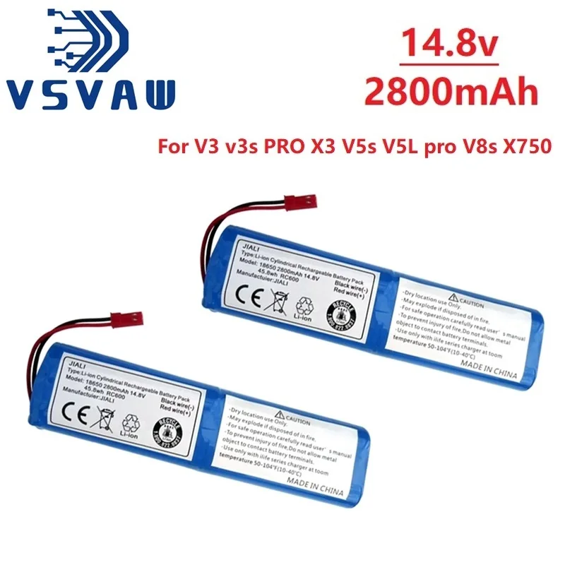 Оригинальный аккумулятор для робота-пылесоса Ecovacs DF45 DF43 ILife V3 v3s PRO X3 V50 V55 V8s X750 14 8 в