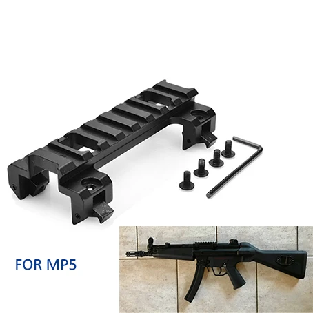 

Tactical 8 Slot 20mm Top Picatinny Rail Claw Red Dot Sight scope Mount Base for Hunting Airsoft HK MP5 GSG5 G3 HK53