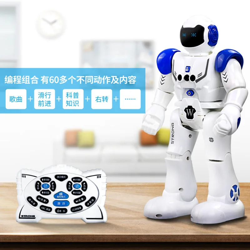 

Machinery Cops 9930 Remote Control Intelligent Robot Gesture Sensing Programming Charging CHILDREN'S Toy Hot Selling