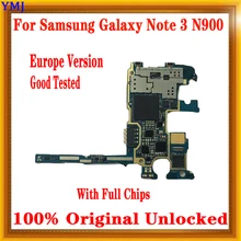 Оригинальная разблокированная материнская плата для samsung Galaxy Note 3 N900 с системой Android, материнская плата для Note 3 N900