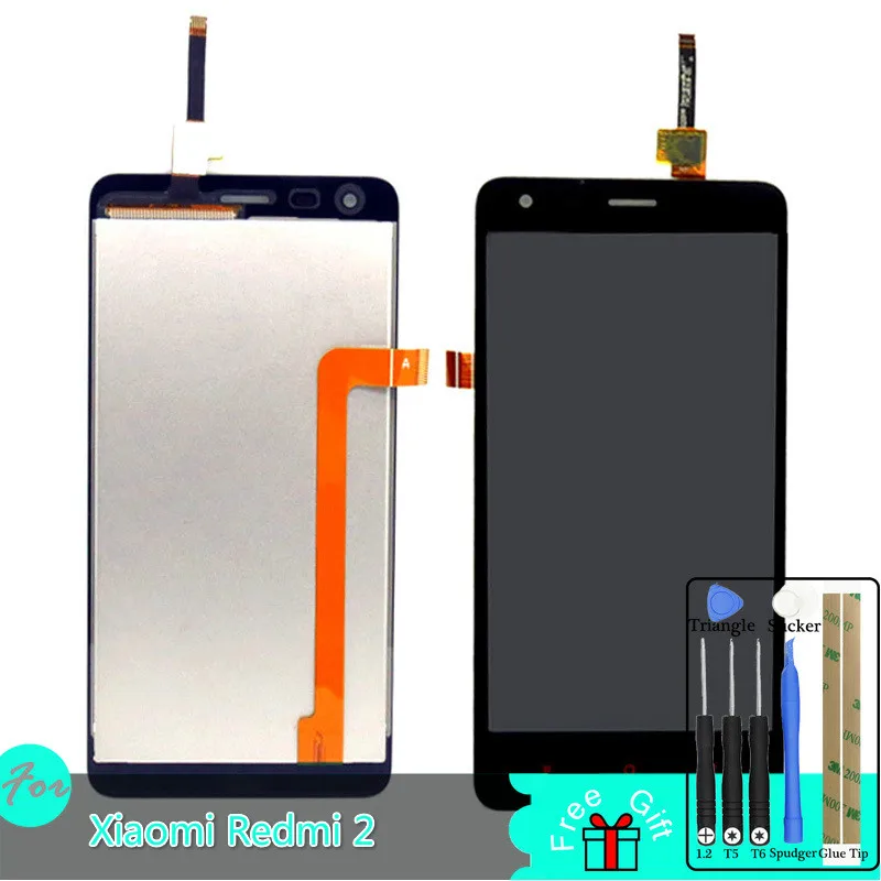 

LCD Display For Xiaomi Redmi 2 Touch Screen Digitizer Panel Replacement Parts Assembly