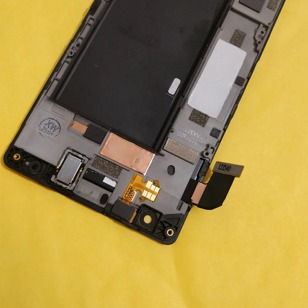 ЖК дисплей для Nokia Lumia 730 735 дигитайзер сенсорного экрана в сборе с рамкой lumia