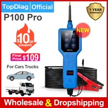 

2021 Diagnostic Tool Car Electrics P100 Pro Circuit Tester Full Function Multilingual Free Update Russian Language New Injector