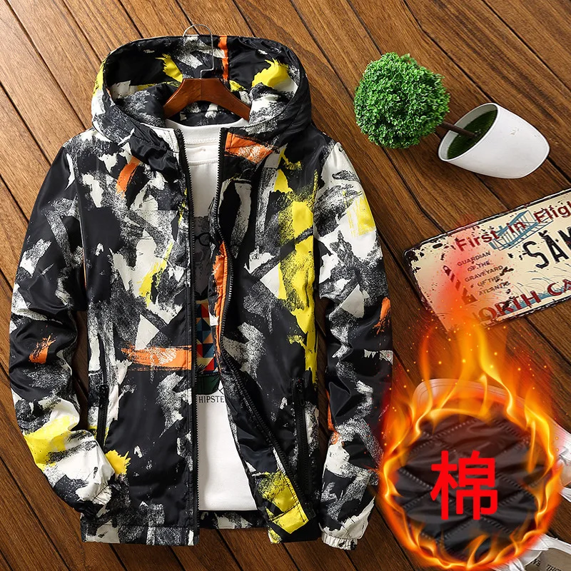 

Winter Men Parka Jacket 2019 Men's Winter Solid Color Simple High Quality Casual Down Jacket Warm Thick Hooded Parkas Male