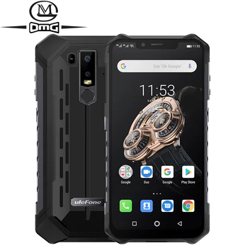 

Ulefone Armor 6S NFC 6GB 128GB IP68 shockproof Mobile Phone Helio P70 Otca-core Android 9.0 wireless charge 4G Rugged Smartphone