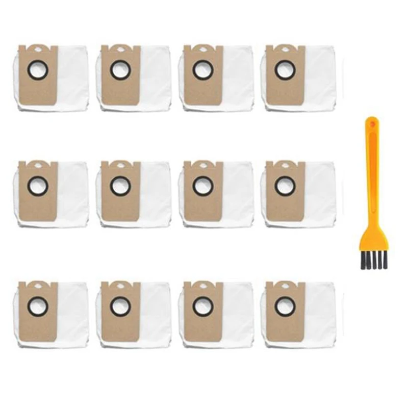 

12 Pcs Leak Proof Dust Bag For Proscenic M7 Pro M8 Pro Robot Vacuum Cleaner Three Layer Large Capacity 2.5L Cloth Bags