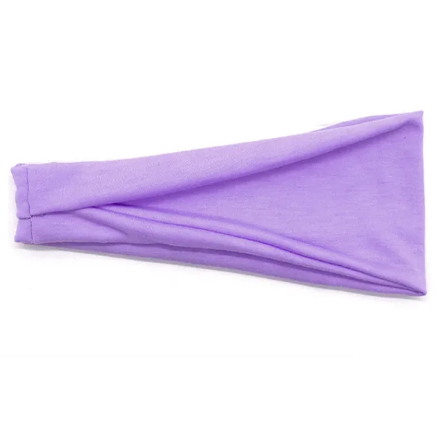 Women Headband Solid Color Wide Turban Cotton Sport Yoga Headband Twisted Knotted Headwrap Hair Accessories Free Shipping 7