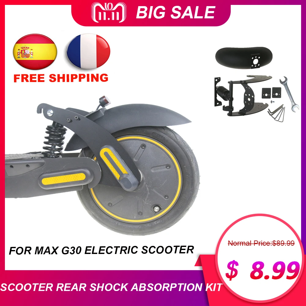 Details about   Electric Scooter Rear Shock Absorber Accessories Compatible With Max G30 Scooter