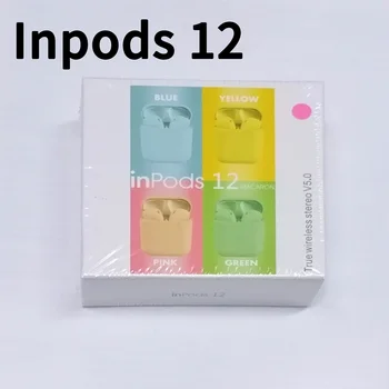 

2020 mini macaron TWS i12 wireless bluetooth earphone HIFI stereo sound headphone