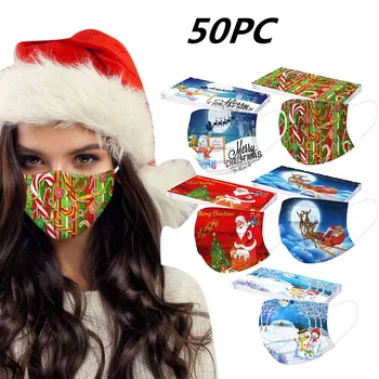 

Christmas 50pc Adults Skin Care Tools masques women Desechables Fashion Non-woven Mascarilles Foulard Cheveux Повязка На Голову