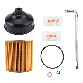 

86mm 16 Flutes Oil Filter Wrench for -Bmw with 86mm Cartridge Style Filter Housing Caps, Oil Filter Socket Wrench Kit