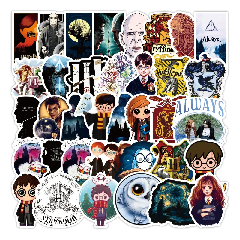 

10/30/50 Pcs Girl Things Kawaii Movie Harry Stickers Waterproof Funny Sticker For Laptop Scooter Skateboard Children Toys