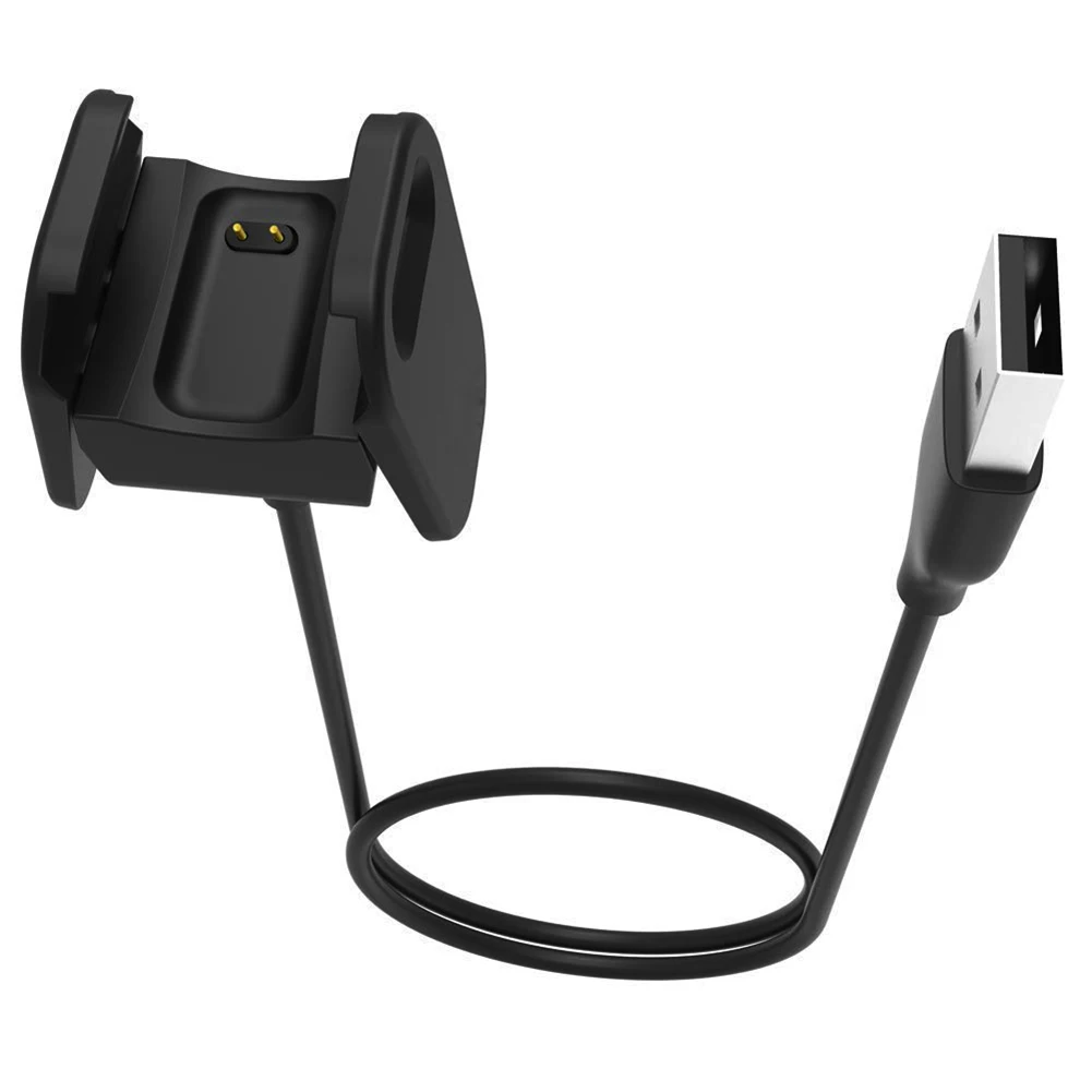 새로운 충전기 어댑터 Fitbit 충전 4 스마트 워치 독 어댑터에 대 한 휴대용 교체 USB 충전 케이블 클립 코드 충전 도킹