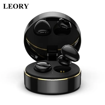 

LEORY J502C TWS Wireless bluetooth 5.0 Earphone Denoise HiFi Stereo Earbuds Touch Control Auto Pairing Headset with Mirror