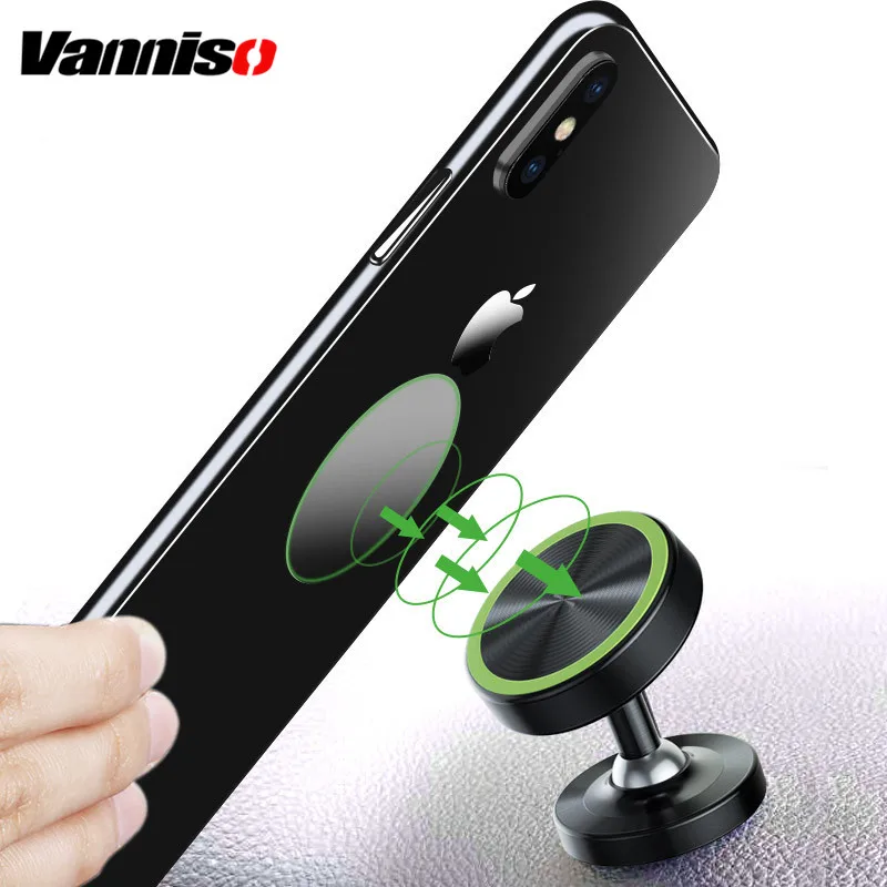 

Vanniso Luminous Car Phone Holder Magnetic holder Magnet Mobile Phone Car Holder For Cell Phone Car GPS Mount Holder Universal