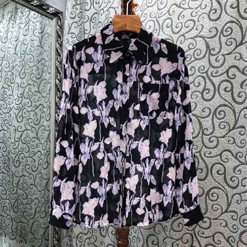 Long sleeve Shirt boyfriend shirt Female blusas
