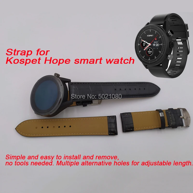 Kospet Hope Смарт часы аксессуары кожа Srap кабель зарядное устройство протектор экрана