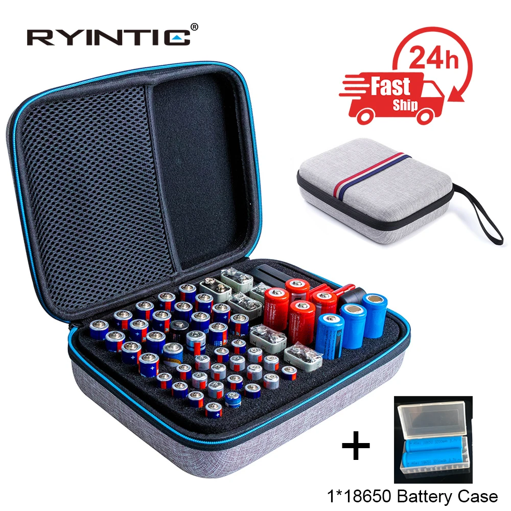 Portable Eva Shockproof Protective a 9v Battery Holder Storage Box Case Organizer Container 6f22 Rangement Pile Battery Storage Boxes Aliexpress