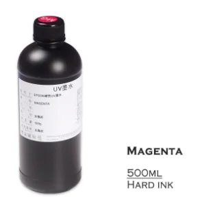 5 x 500ml Led UV Ink Universal UV LED Ink for Flatbed Printer 3D Compatible for Epson 1390 1400 1410 L800 R290 R330