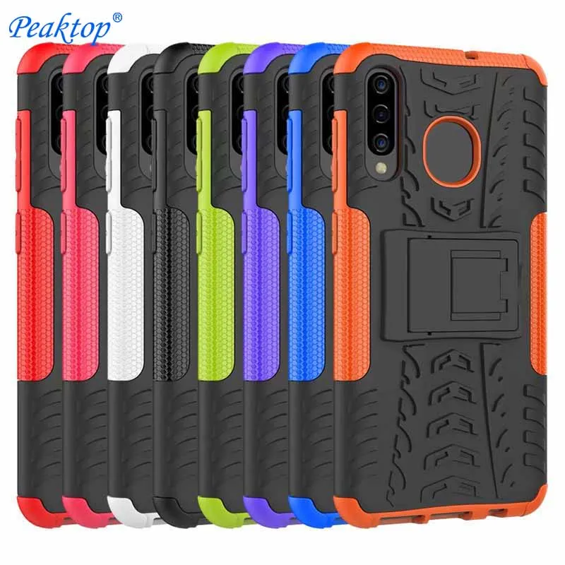 

For Samsung A10E M40 A2Core A20 A30 A40 A50 A60 A70 A90 M20 M10 M30 Hard Case+ Soft Hybrid Armor Silicon 2 in 1Stand Phone Cover