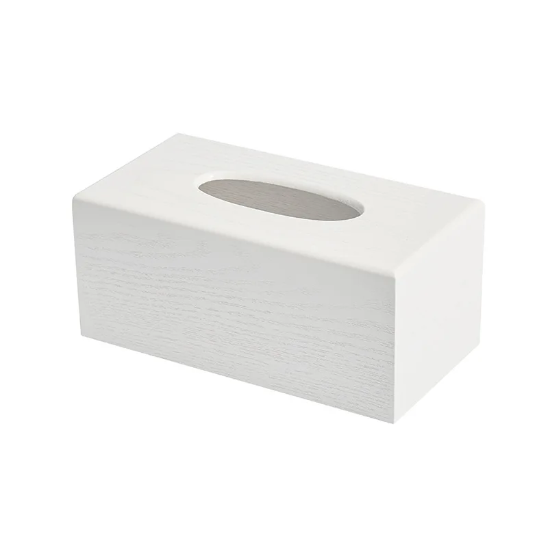 

Solid Wooden Plastic Tissue Box Home Kitchen Simple Paper Holdler Accessories Japanese Storage Protable Paper Container 50ZJH5
