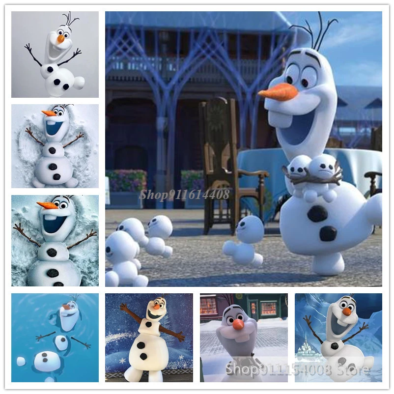 canvas painting disney classic anime movie cartoon frozen poster and print olaf wall art picture for kids living room home decor painting calligraphy aliexpress