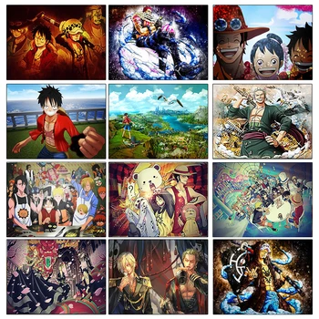 

Home Decor 5D Diamond Embroidery One Piece Painting Full Square Drill Animation Role Cross Stitch Picture Handmade Gift Wall Art