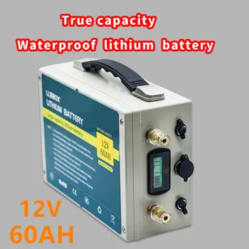 

12V lithium 60AH lithium battery pack 12V 60ah lithium li-lon battery pack Built-in BMS with 5A EU/UL charger