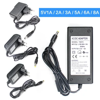 

AC/DC 5V Power Adapter Supply 1A 2A 3A 5A 6A 8A 5V Switching Power Adapter Supply Charger AC DC 220V To 5 V For Led Lamp