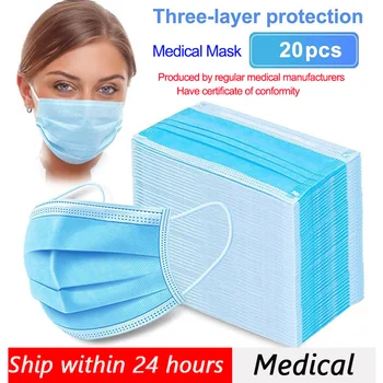 

10pcs Disposable Dust Protector mascarillas Masks Anti Face Adults Germs Lot Non Woven Anti-Dust Mouth Mask