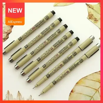 

Pigma Micron Pen Needle Waterproof Drawing Sketch Pen Markers 08 03 Comic Art Black Pen Line 05 Hook 02 04 01 005 Designn V5W8