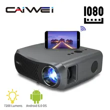 Home Projector Video Led 7200 Lumens Wireless Airplay Beamer Movie Home Theater 900DAB Freeshipping Full Hd 1080P Projector