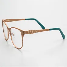 Брендовые ретро унисекс модные цельные оправы из нержавеющей стали прогрессивные многофокусные линзы оптические очки для чтения