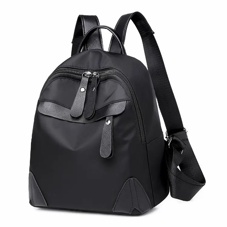 Стиль Повседневный нейлон водонепроницаемый японский и Южнокорейский стиль тренд Универсальный простой хипстерский рюкзак женская сумка оптом