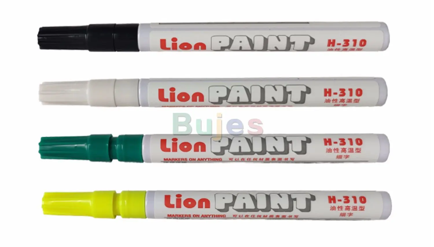 Original Japan Lion H 310 high temperature resistant paint pen black