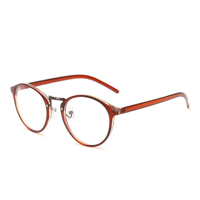Brown Myopia 1.5 Iboode ретро круглые очки Для мужчин Для женщин Сверхлегкий очки от близорукости, очки для близорукости, туалета, держатель для ванной комнаты, 1-1,5-2-2,5-3-3,5-4,5-5-6 лет - Цвет оправы: Brown Myopia 1.5