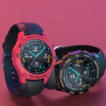 

GT2 Case For Huawei Watch GT 2 46mm Cases Cover With Scale Soft Silicon Smart Watch Accessories Red Black
