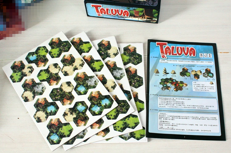 Новая настольная игра Taluva для 2-4 игроков, чтобы играть в семьи/вечерние/друзья Забавный, Классический карточная игра, лучший подарок вечерние групповые игры