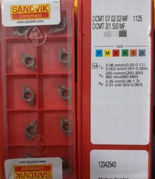 

10PCS CARBIDE INSERT DCMT 070202-MF 1125