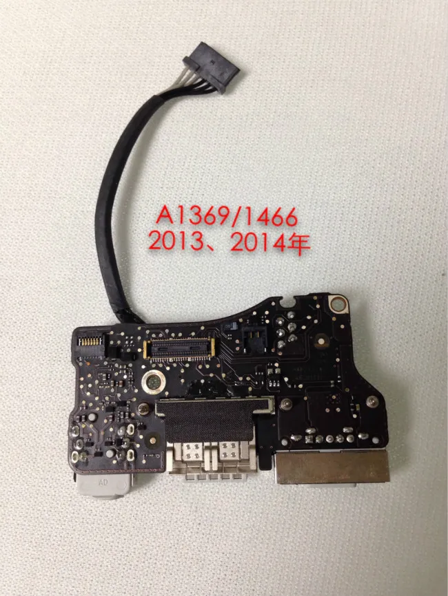 Yourui A1466 блок питания Замена для Macbook Air 13 ''2013- 820-3455-A 923-0439 MD760 Jack power Audio Board