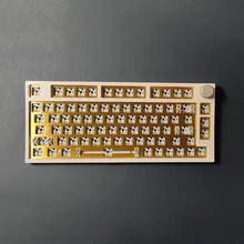 

NJ80 Wireless 2.4g BT5.0 Type-c RGB Mechanical Keyboard DIY Kits For WIN MacOS Linux Programmable Hot Swap PCB 4400mAh Battery