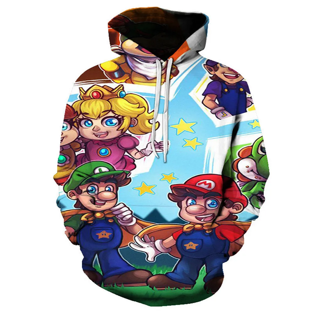 

2020 Fashionable and Handsome Children's Long Sleeve Tops 3D Anime Best Selling Children's Casual Hoodie