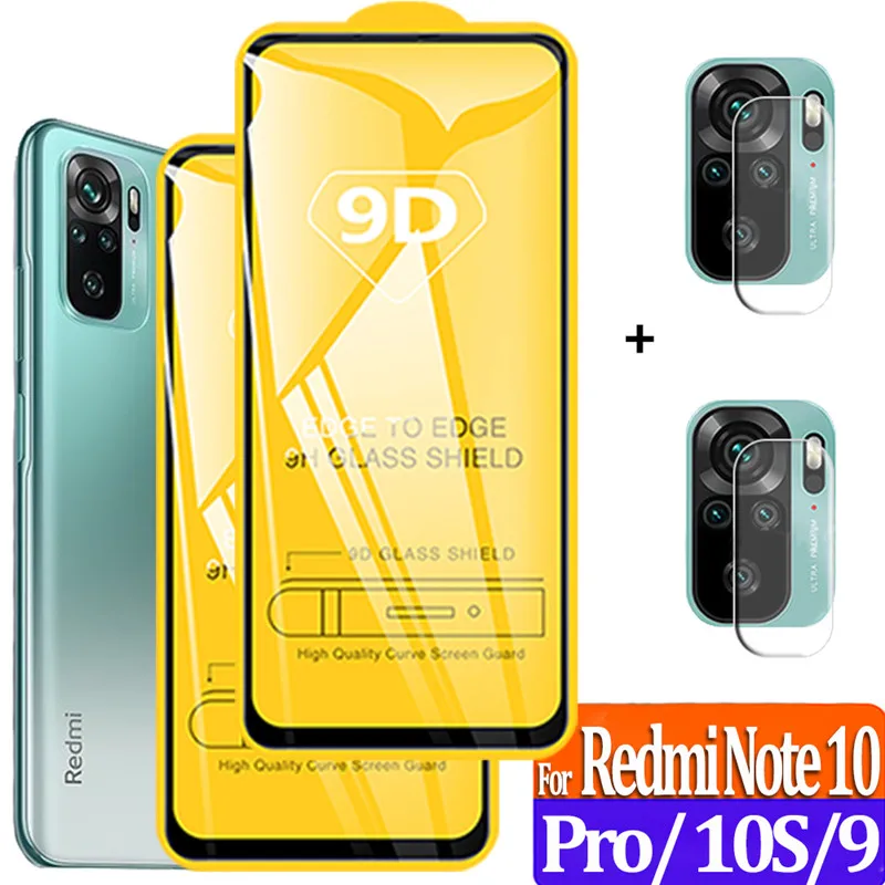 Redmi Note10 S Защитное стекло Pro Glass Note 10Pro закаленное Xiaomi 10 9 защитная экрана 5G камеры