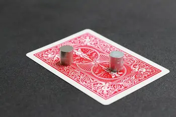 10pcs magnet 10*0.3mm/10*0.5mm Accessories Close up Magic Tricks props gimmicks Illusions Magic Card Magia 1