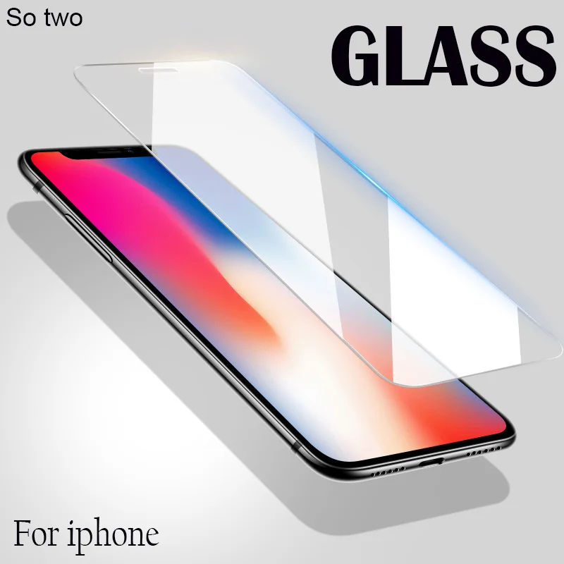 

HD Protective Glass Screen Protector For iPhone 11 Pro Max X Tempered Glass For iPhone 11 Pro X XS Max XR Glass Film Protection