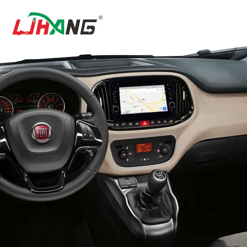 LJHANG автомобильный DVD мультимедийный плеер Android 9,0 для Fiat Doblo wifi gps Navi 1 Din автомагнитола стерео Восьмиядерный 4G+ 64G ips