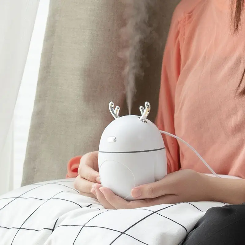 Deer Penguin Night Light Air Humidifier Aroma Essential Oil Diffuser USB Fogger Mist Maker LED Lamp Home Decor 320mL