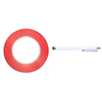 

1 Pcs 50M Double Sided Tape Strong Sticky Adhesive for Mobile Cell Phone Repair Size:4Mm & 1 Pcs Presspad Stylus - White