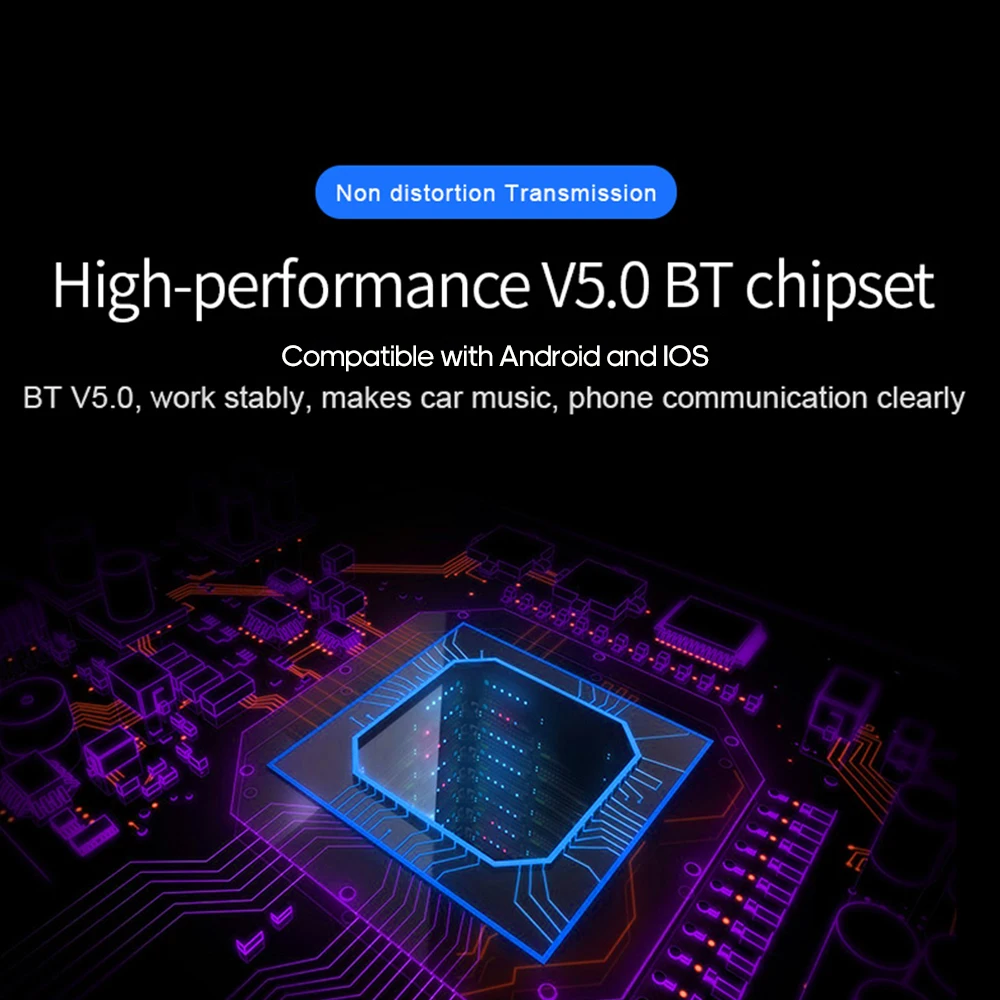 12-24V Автомобильное зарядное устройство Bluetooth 5,0, кабель для быстрой зарядки, беспроводной fm-передатчик, mp3-плеер, USB зарядное устройство, автомобильные аксессуары