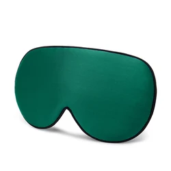 Luxurious 100% Natural Mulberry Silk Sleep Mask - Soft & Smooth Eye Cover for Ultimate Comfort (Green)